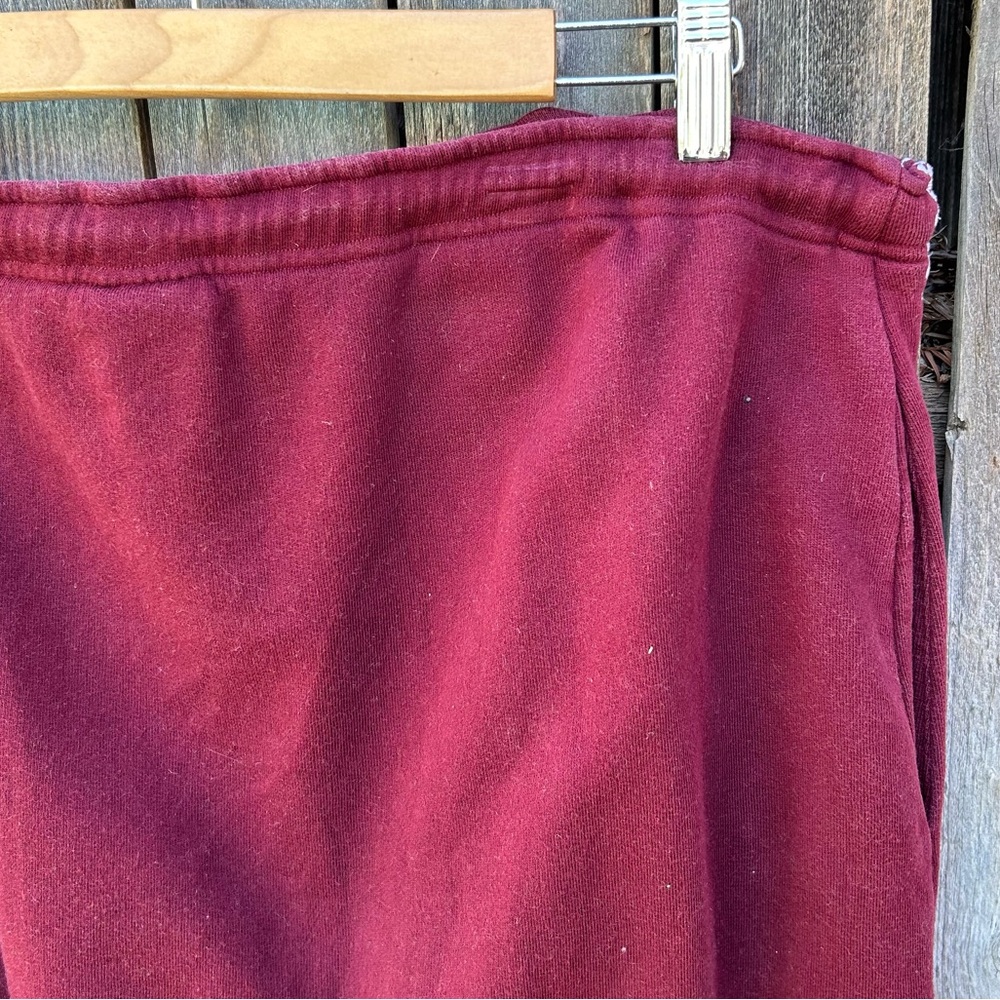 The Upside Phoenix Byron Track Pant Cotton Maroon Burgundy S - Picture 13 of 16